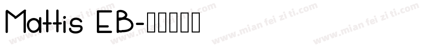 Mattis EB字体转换